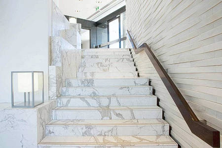 Interstone marble and granite stairs